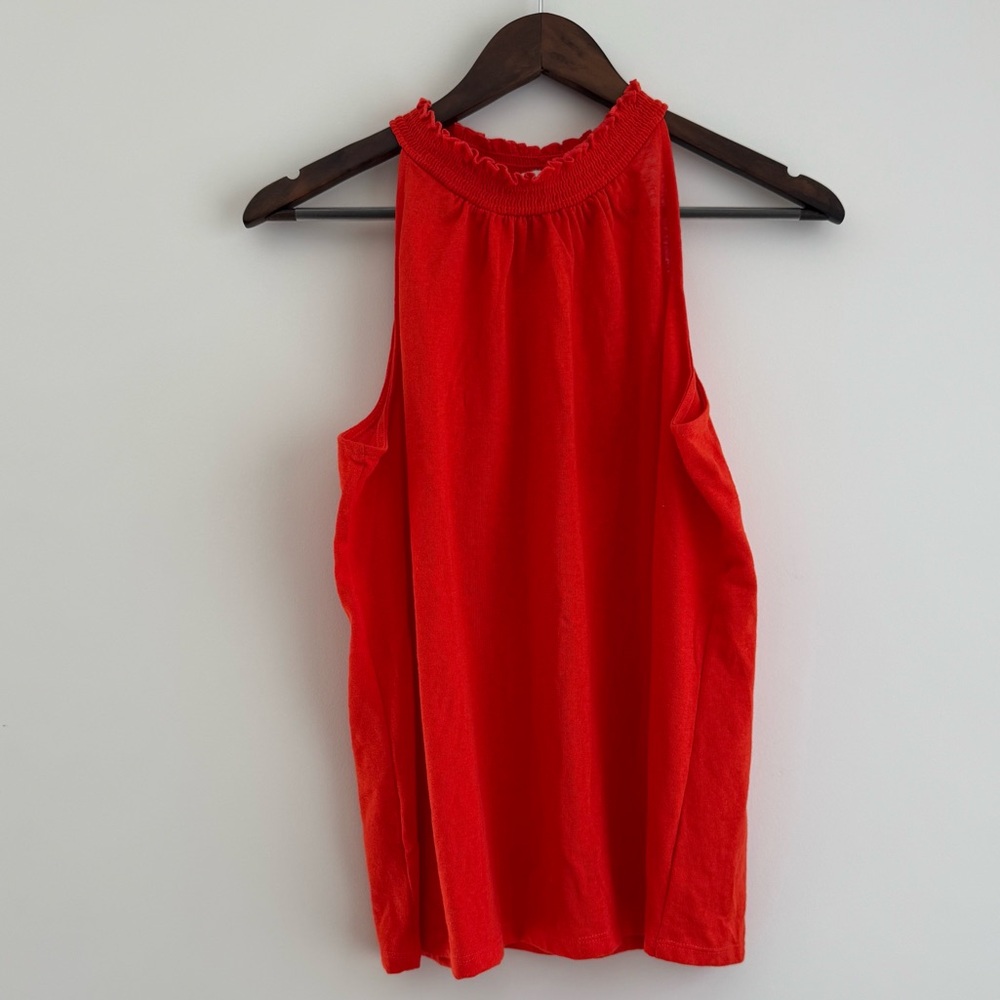 LOFT Blouse Sleeveless Orange - M